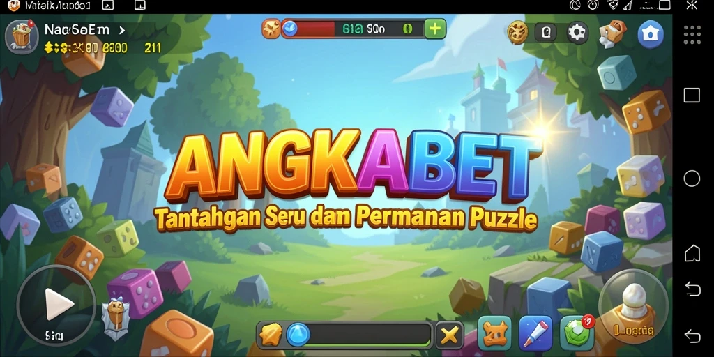 Tangkapan layar gameplay menarik dari ANGKABET yang penuh tantangan puzzle.