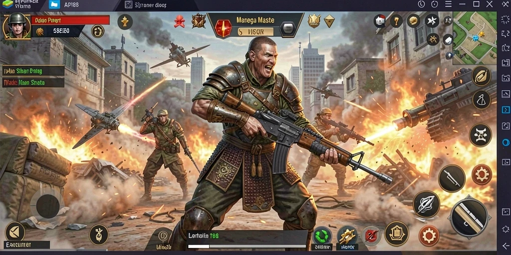 Tangkapan layar utama gameplay API88 menampilkan aksi strategis yang mendebarkan.