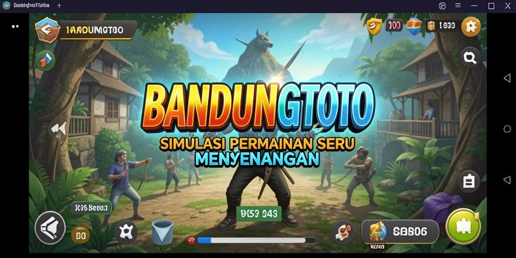 Tampilan gameplay BANDUNGTOTO dengan fitur simulasi yang interaktif.