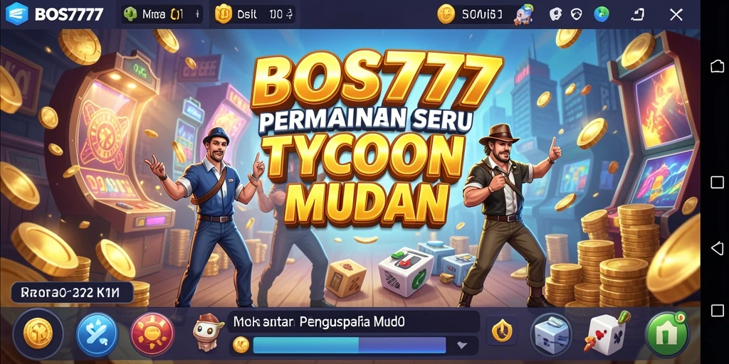 Tampilan gameplay BOS777 yang menarik dengan elemen Tycoon yang dinamis.