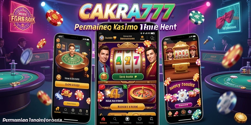 Screenshot utama CAKRA777 menampilkan gameplay Kasino yang menggugah semangat.