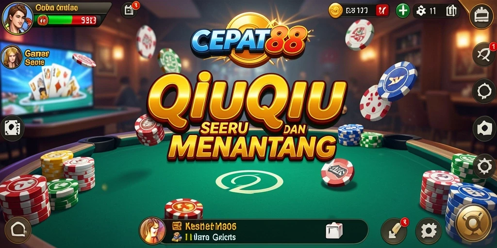 Screenshot gameplay QiuQiu yang menampilkan aksi seru di CEPAT88.