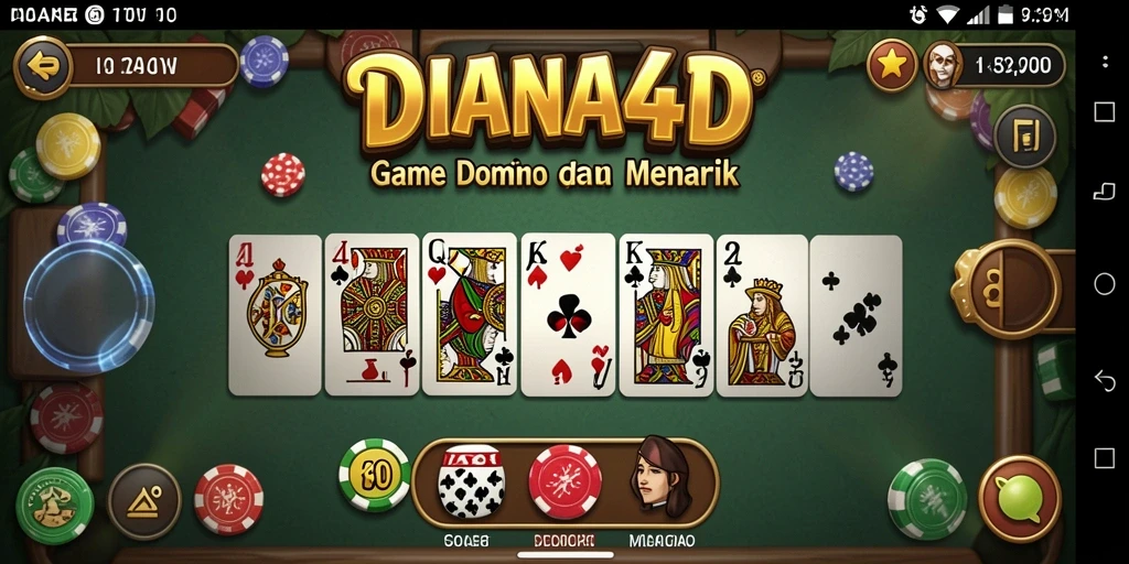 Skrinsut menunjukkan gameplay Domino yang seru dan kompetitif.