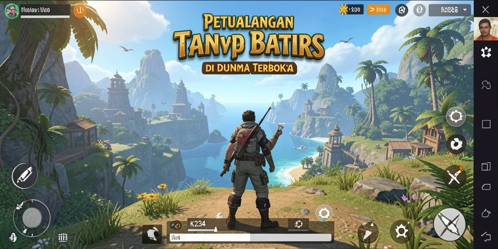 Tampilan gameplay K234 yang memukau dalam dunia terbuka.