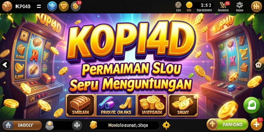 Gameplay KOPI4D yang seru dan menguntungkan dalam permainan Slot.