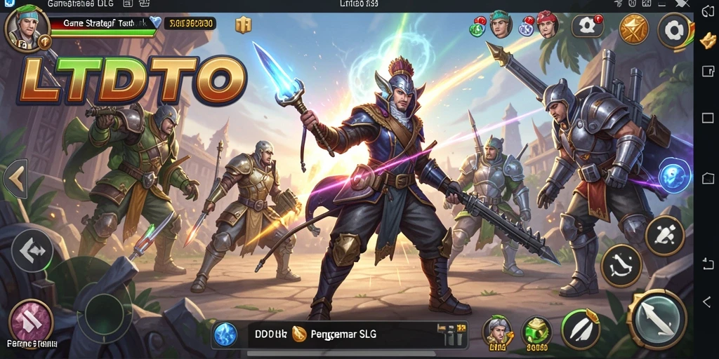 Tampilan gameplay LTDTOTO dengan strategi mendalam dan pertempuran epik.