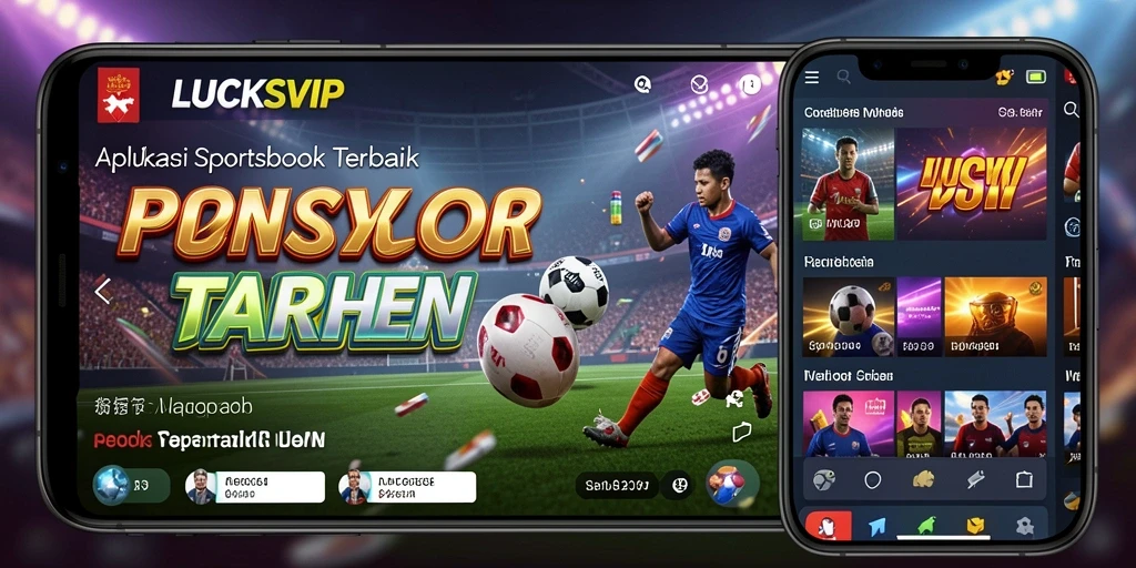 Tampilan menarik dari gameplay Sportsbook LUCKSVIP menunjukkan taruhan langsung.