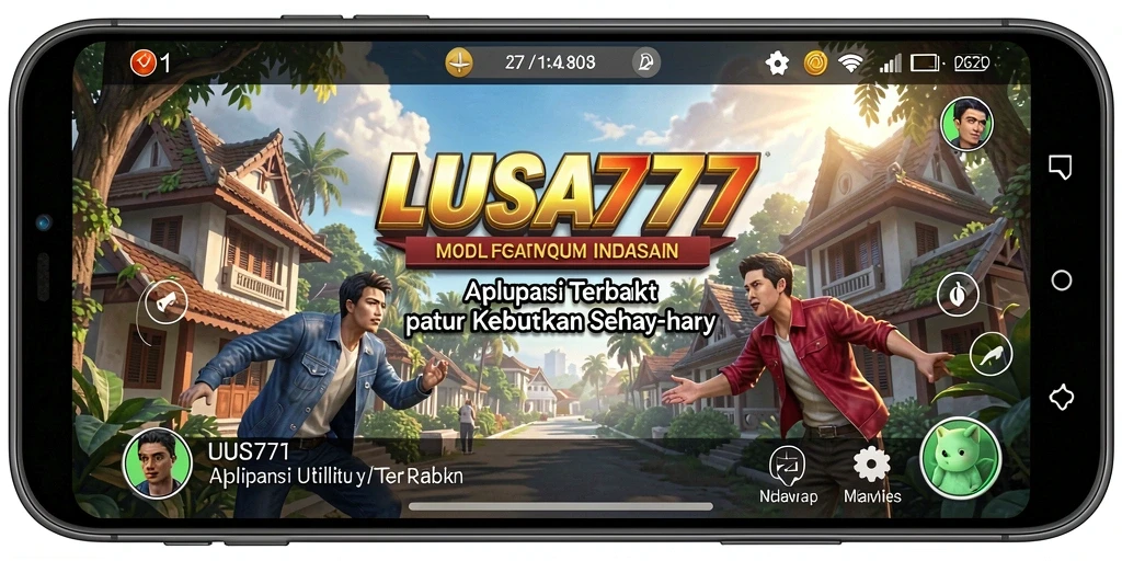 Tampilan antarmuka LUSA777 yang ramah pengguna dan intuitif.