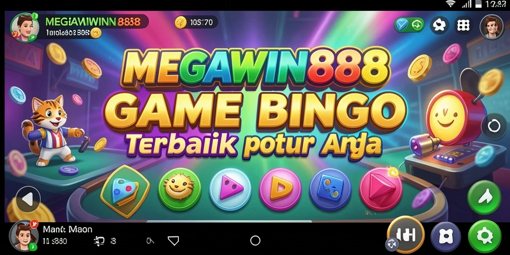 Tampilan gameplay seru di MEGAWIN888 saat bermain Bingo.