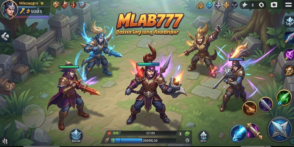 Tampilan screenshot utama MLBB777 yang menarik dengan gameplay Casual.