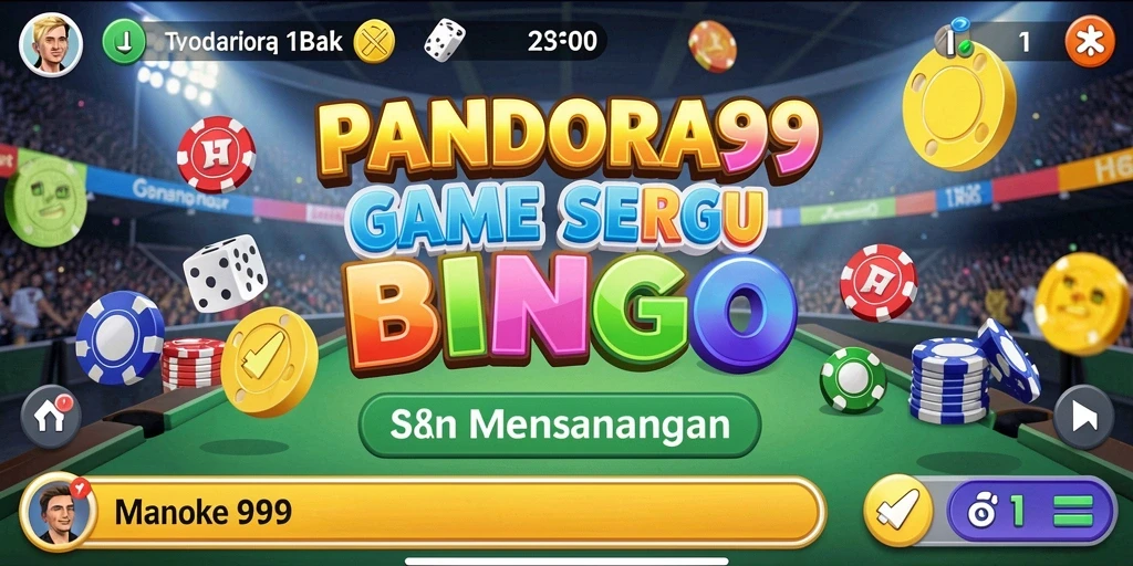 Tampilan gameplay Bingo di PANDORA99 yang seru dan menarik.