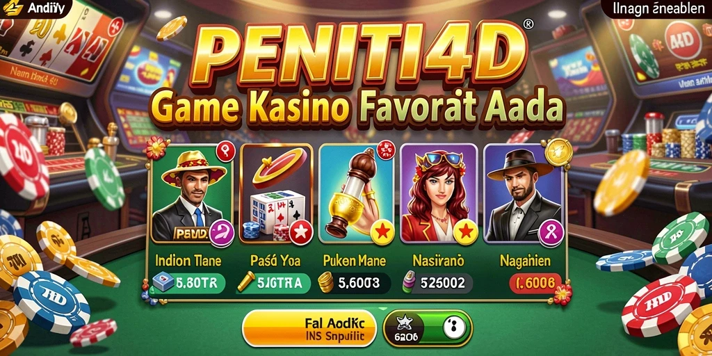 Gameplay menarik dari PENITI4D yang menghibur dan penuh tantangan.