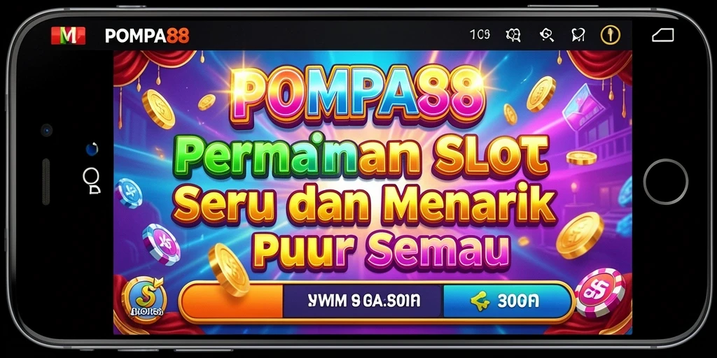 Tampilan gameplay POMPA88 yang menarik dan penuh warna.