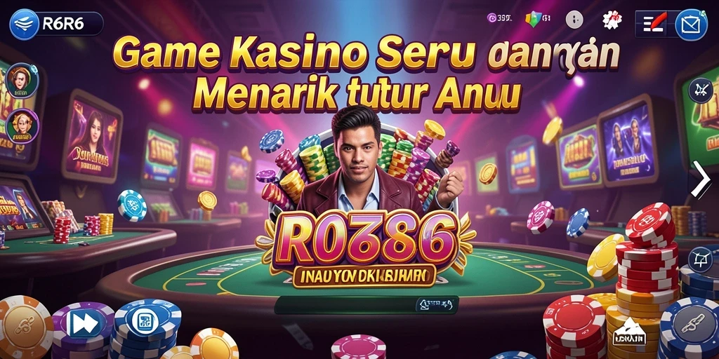 Screenshot gameplay R6R6 menampilkan keseruan bermain Kasino.