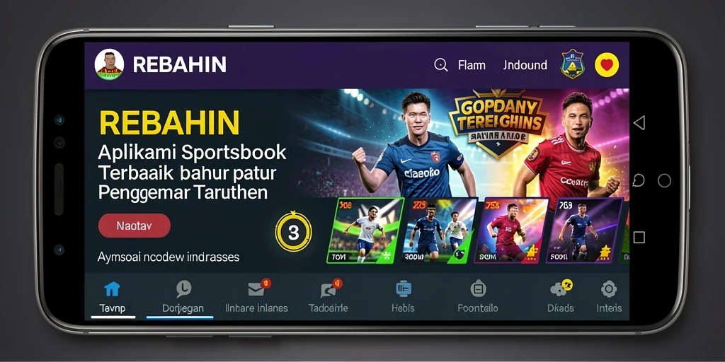 Tampilan menegangkan saat memasang taruhan di REBAHIN.