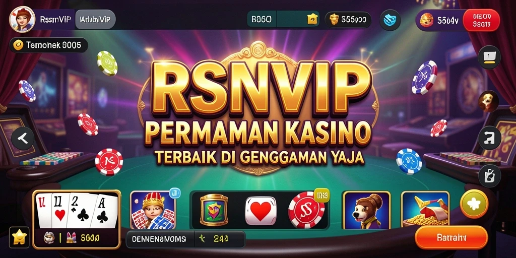 Tampilan gameplay menarik RSNVIP dengan fitur Kasino yang menawan.