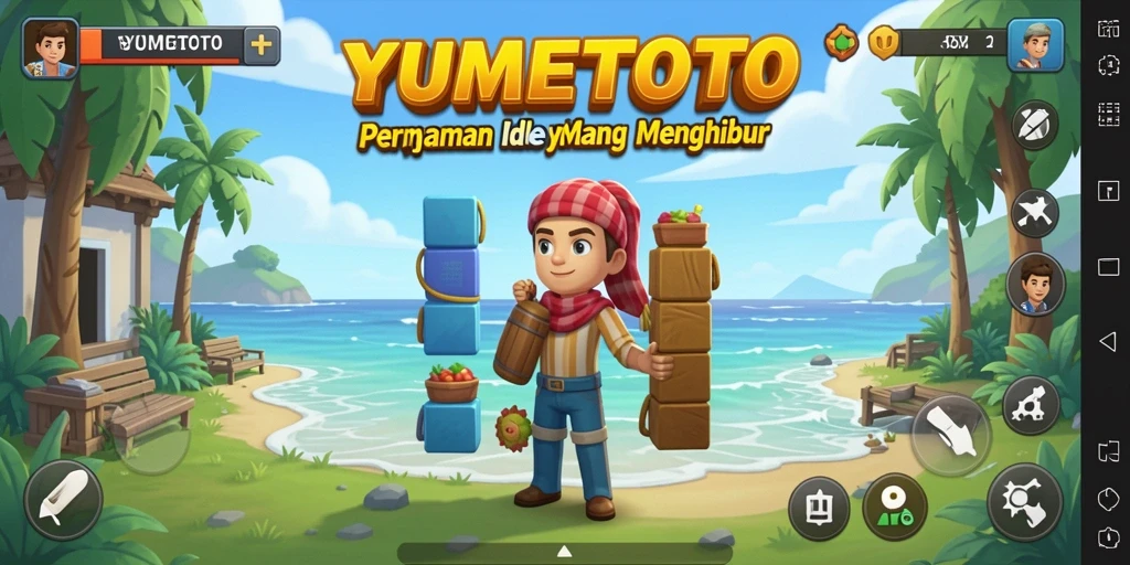 Tampilan gameplay YUMETOTO yang menawan dan adiktif.